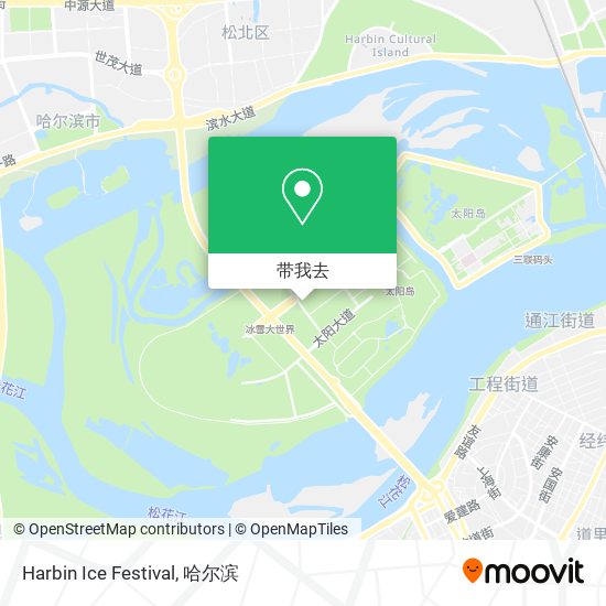 Harbin Ice Festival地图