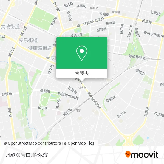 地铁②号口地图