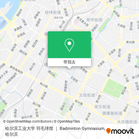 哈尔滨工业大学 羽毛球馆 ｜ Badminton Gymnasium地图