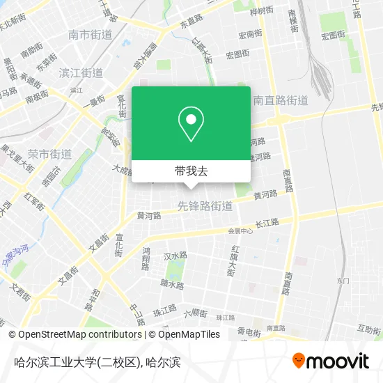 哈尔滨工业大学(二校区)地图