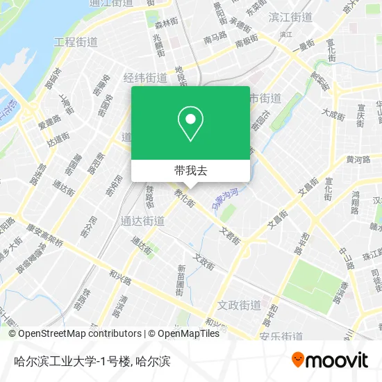 哈尔滨工业大学-1号楼地图