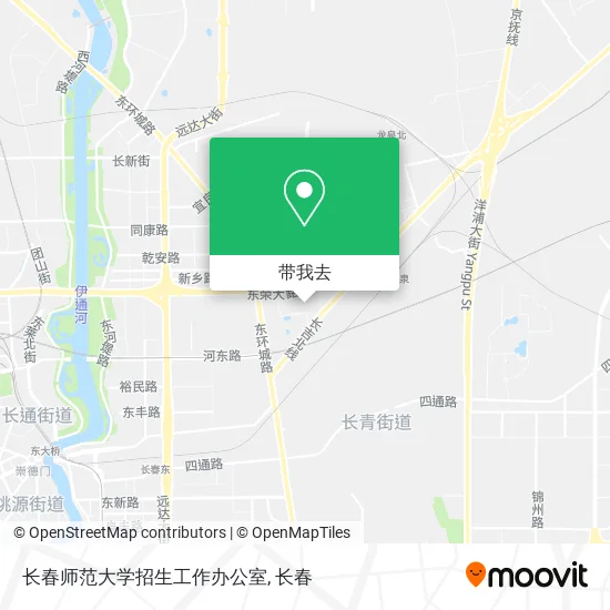 长春师范大学招生工作办公室地图
