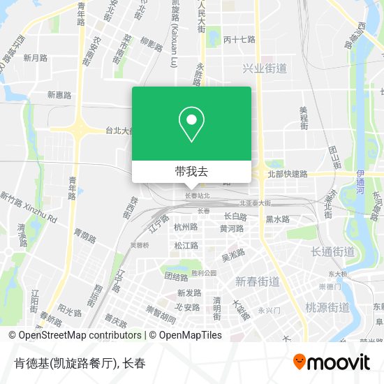 肯德基(凯旋路餐厅)地图