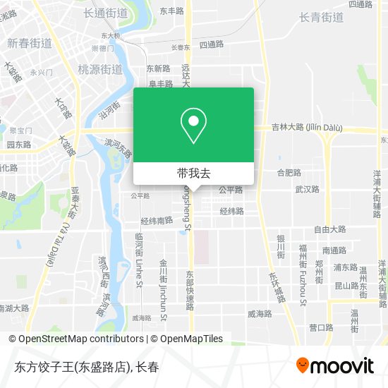 东方饺子王(东盛路店)地图