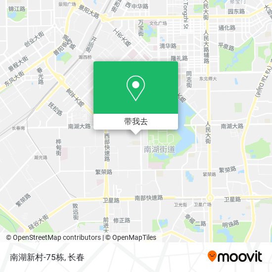 南湖新村-75栋地图