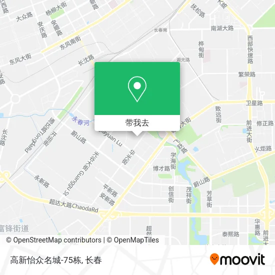 高新怡众名城-75栋地图