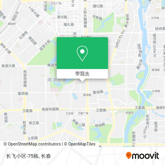 长飞小区-75栋地图