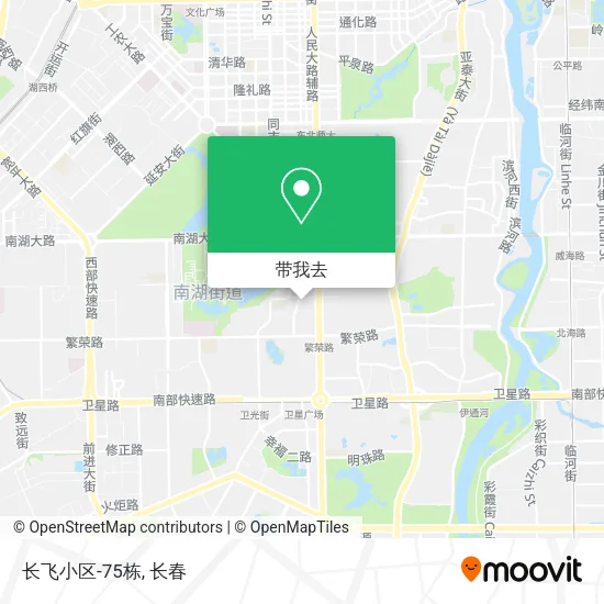 长飞小区-75栋地图