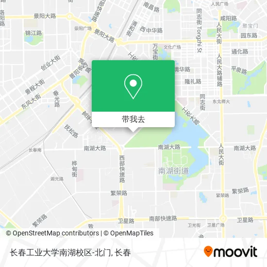 长春工业大学南湖校区-北门地图