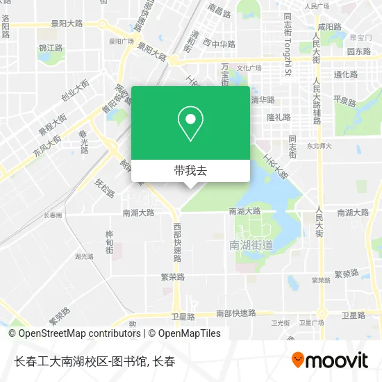 长春工大南湖校区-图书馆地图
