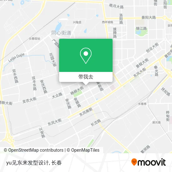 yu见东来发型设计地图