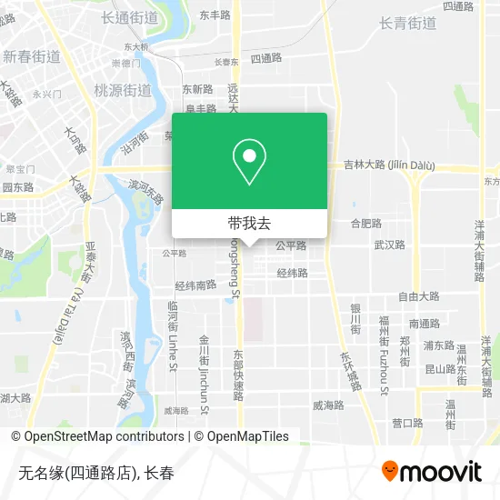 无名缘(四通路店)地图