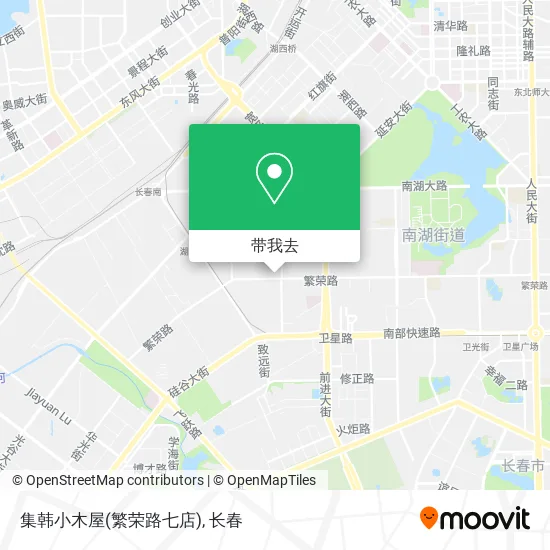 集韩小木屋(繁荣路七店)地图