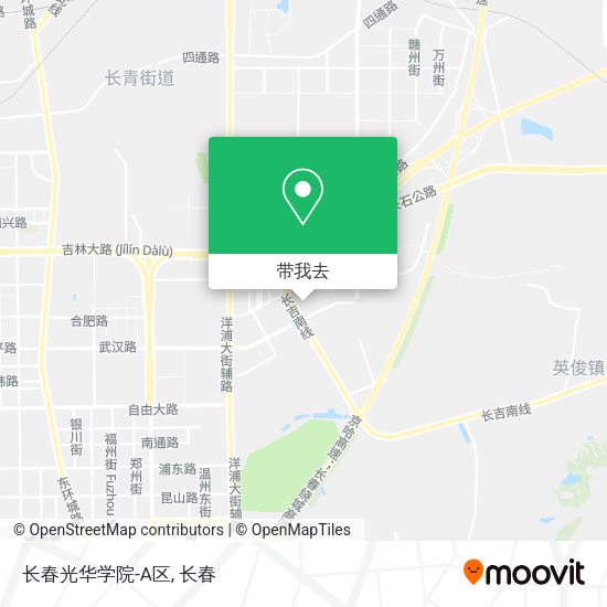 长春光华学院-A区地图