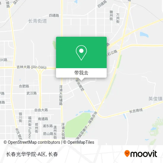 长春光华学院-A区地图