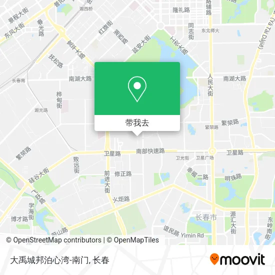 大禹城邦泊心湾-南门地图