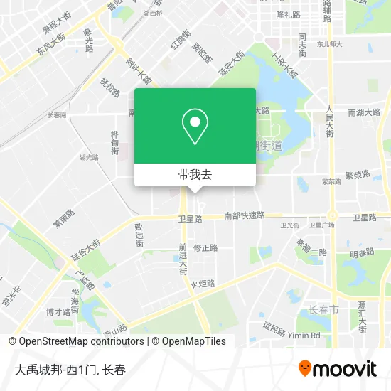 大禹城邦-西1门地图