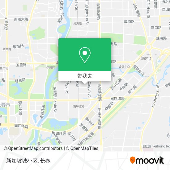 新加坡城小区地图