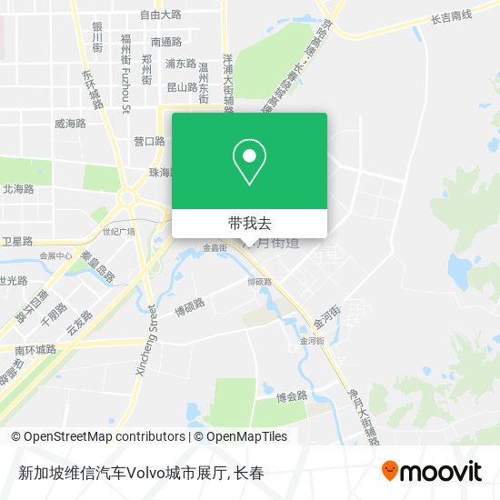 新加坡维信汽车Volvo城市展厅地图
