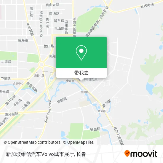 新加坡维信汽车Volvo城市展厅地图