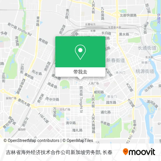 吉林省海外经济技术合作公司新加坡劳务部地图