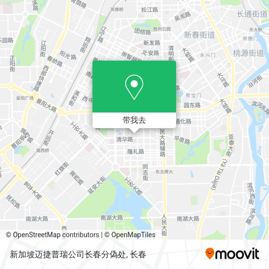 新加坡迈捷普瑞公司长春分偽处地图