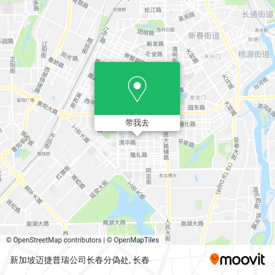 新加坡迈捷普瑞公司长春分偽处地图