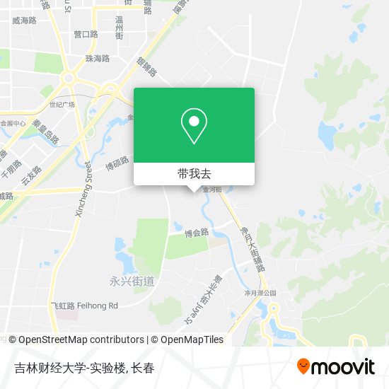 吉林财经大学-实验楼地图