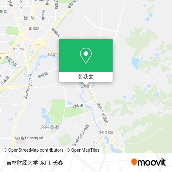 吉林财经大学-东门地图