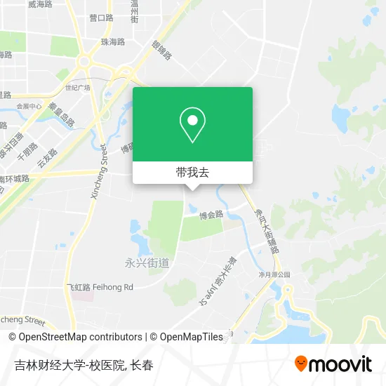吉林财经大学-校医院地图