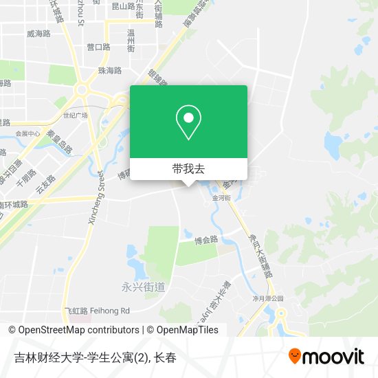 吉林财经大学-学生公寓(2)地图