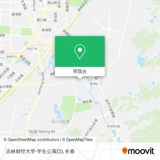 吉林财经大学-学生公寓(2)地图
