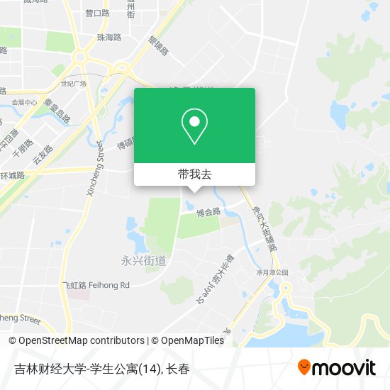 吉林财经大学-学生公寓(14)地图