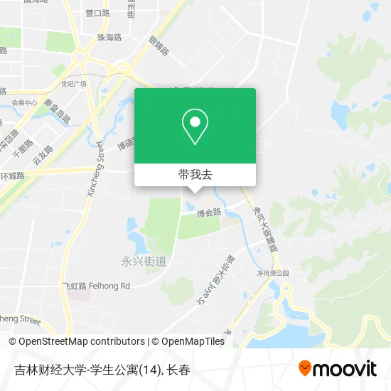 吉林财经大学-学生公寓(14)地图