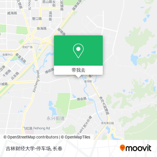 吉林财经大学-停车场地图