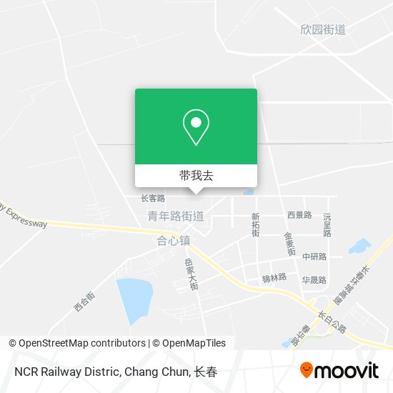 NCR Railway Distric, Chang Chun地图