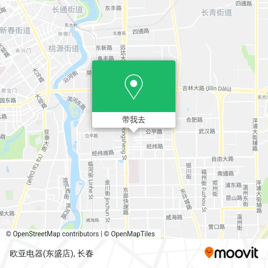 欧亚电器(东盛店)地图