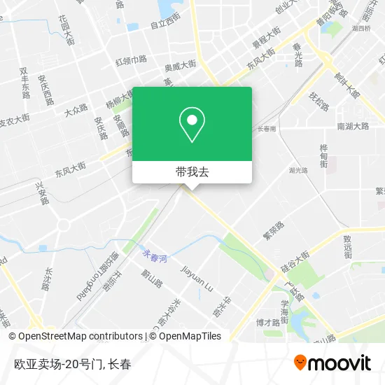 欧亚卖场-20号门地图