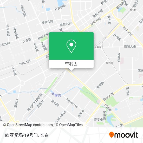 欧亚卖场-19号门地图