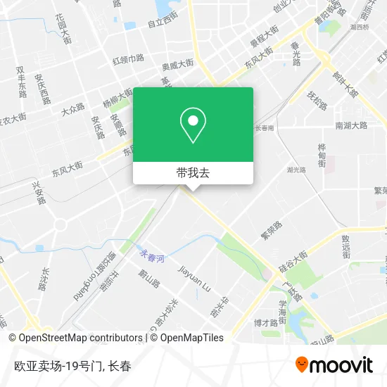 欧亚卖场-19号门地图