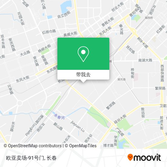 欧亚卖场-91号门地图