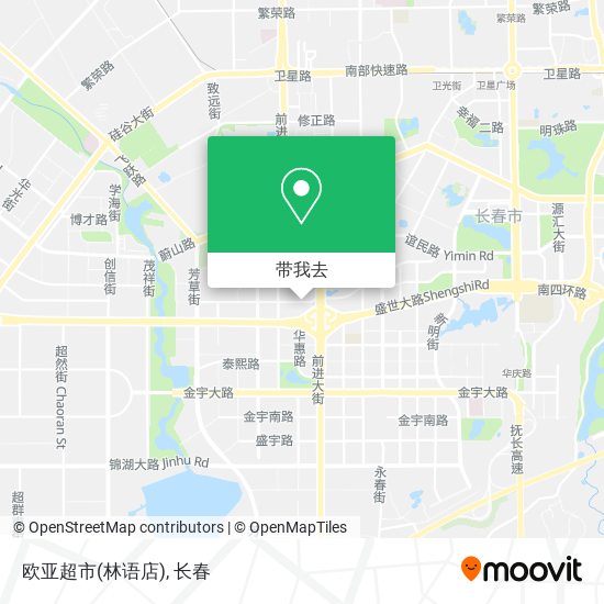 欧亚超市(林语店)地图