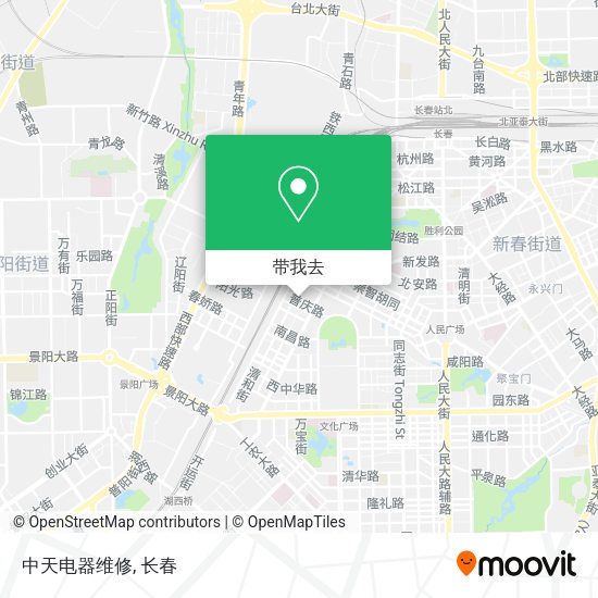 中天电器维修地图