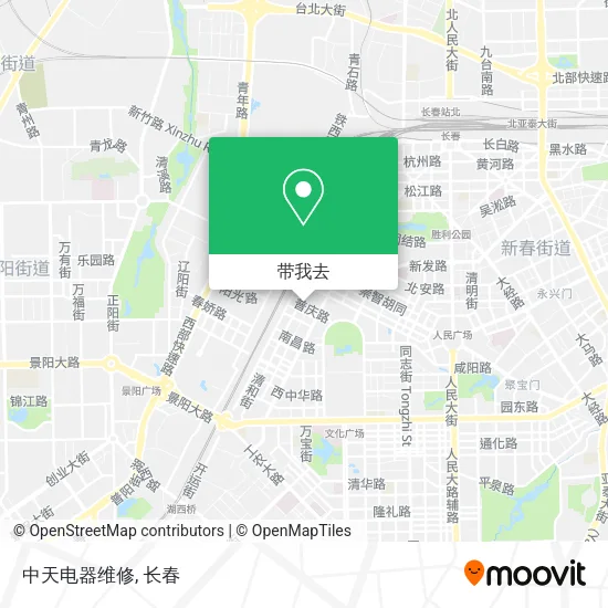 中天电器维修地图