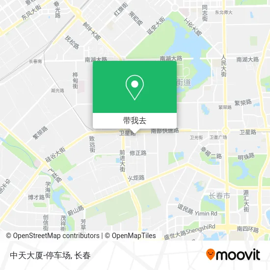 中天大厦-停车场地图