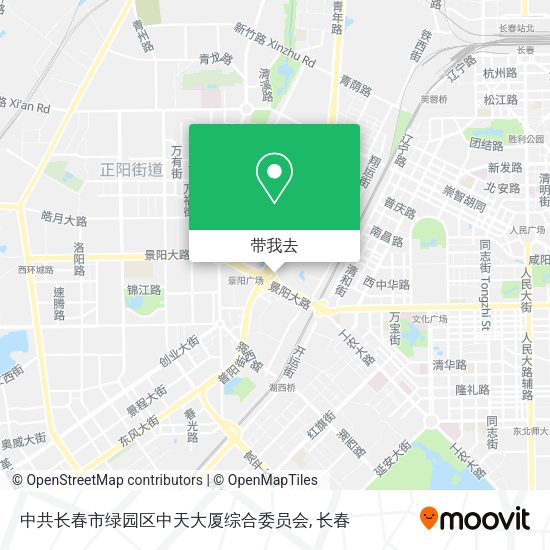 中共长春市绿园区中天大厦综合委员会地图