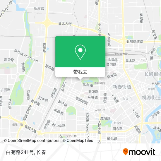 白菊路241号地图