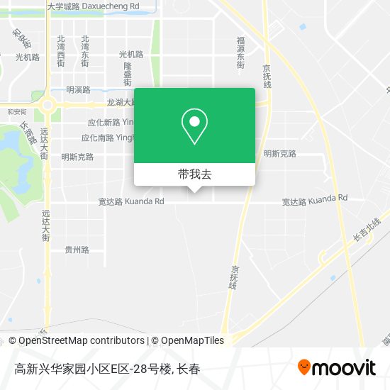 高新兴华家园小区E区-28号楼地图
