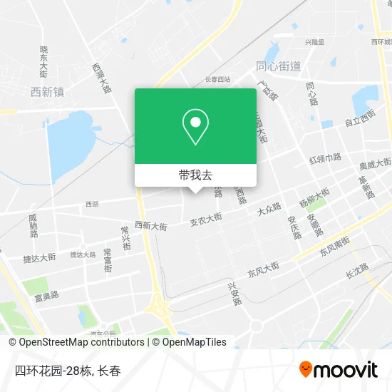 四环花园-28栋地图