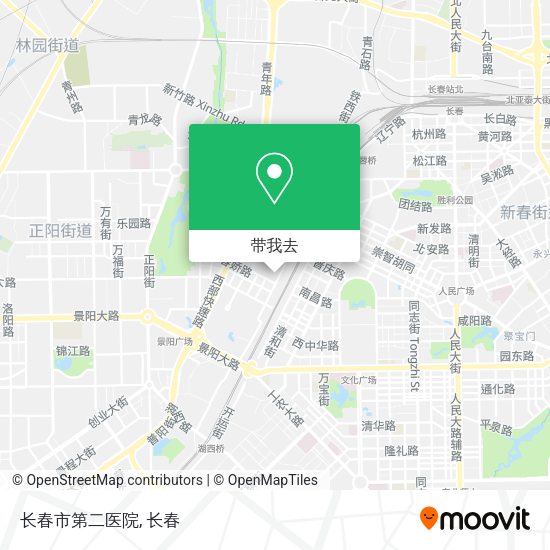 长春市第二医院地图